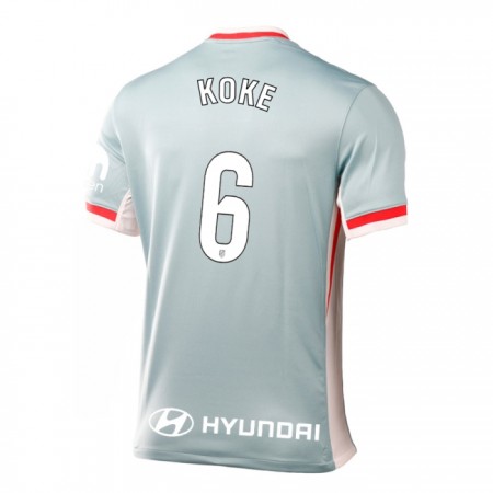 Atlético Madrid Koke 6 Venkovní 2024-25 - Fotbalové Dresy (S/S)